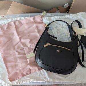 Radley London Black Leather Hobo Bag